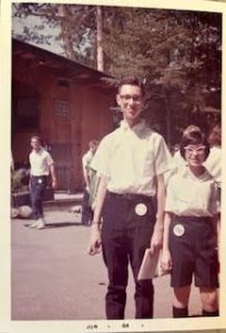 June, 1964; my first day at camp