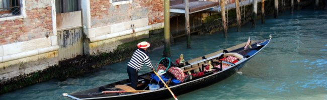 Venice gondolas