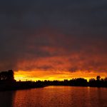 Sunrise over the Columbia River, 2016. Photo by Arthur Breur.