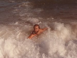 John bodysurfing