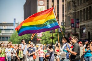 Rainbow flag - Minneapolis Pride Parade