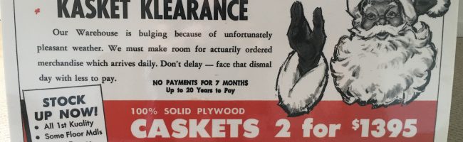 Kaufmans Kasket sale