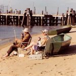 Elderly couple on Plum Island MA