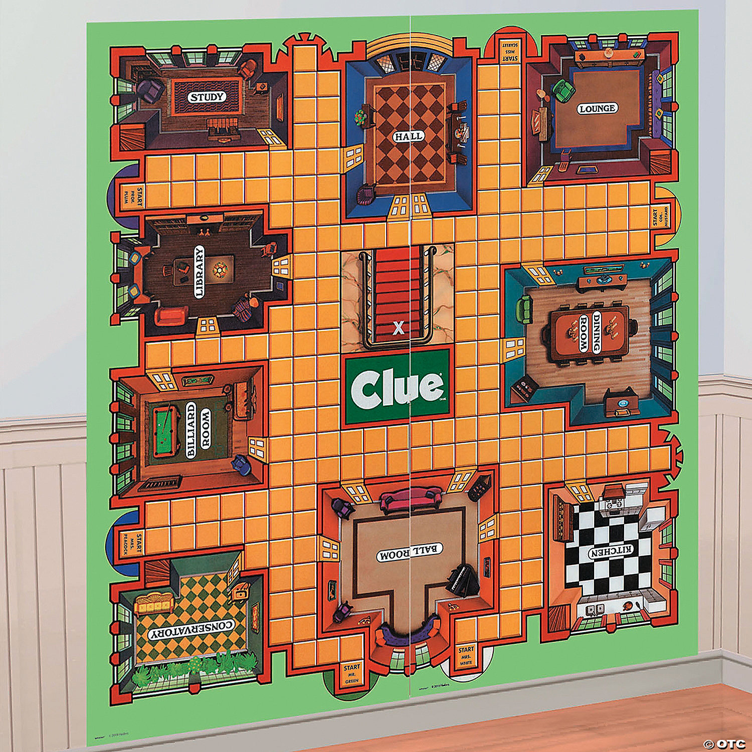 Clue sup sup game board backdrop banner 3 pc 13939050 Retrospect