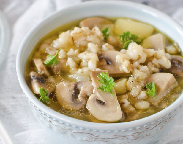 Mushroom Barley Soup on Sunday - Retrospect